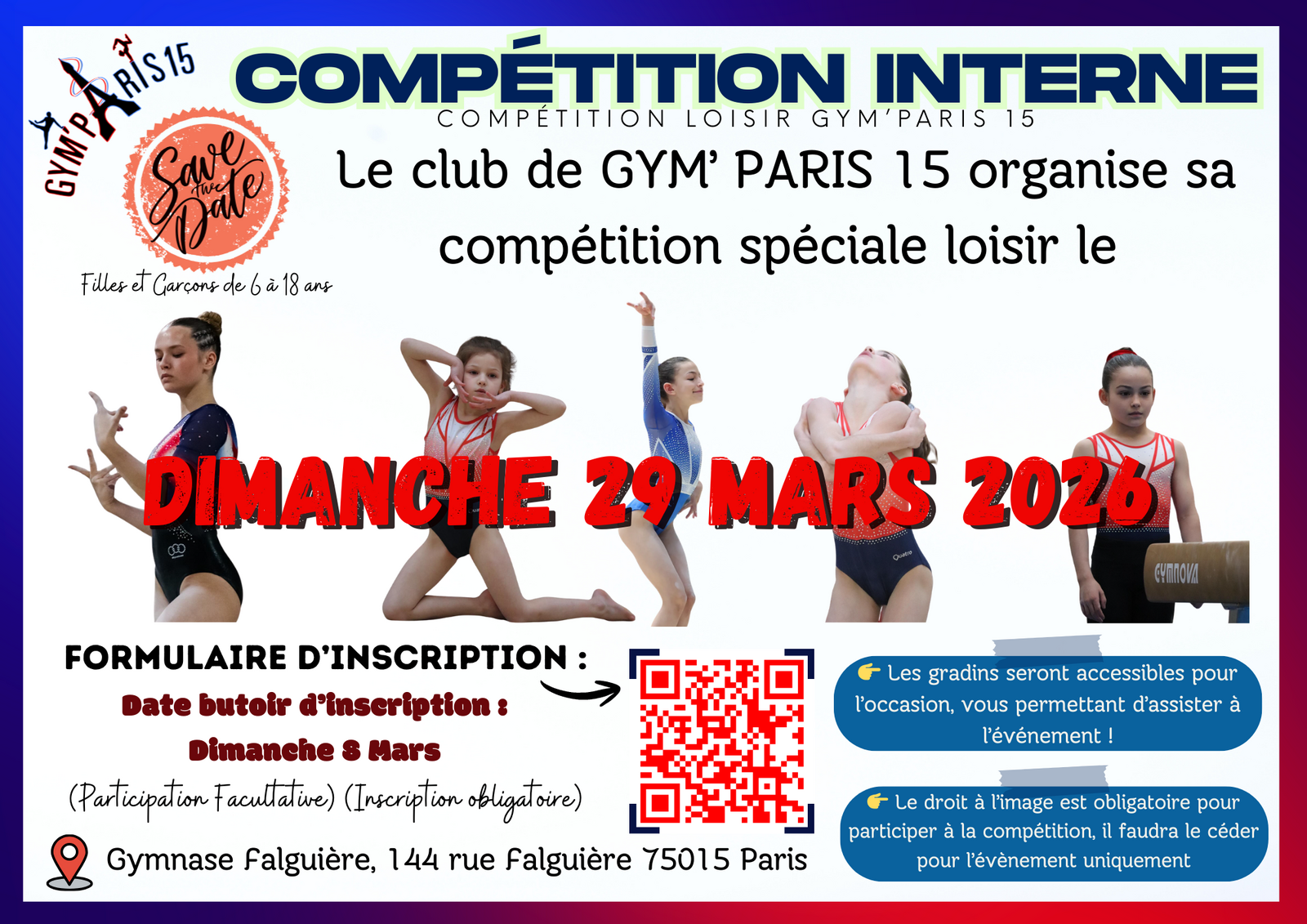 Inscriptions Compétition Interne