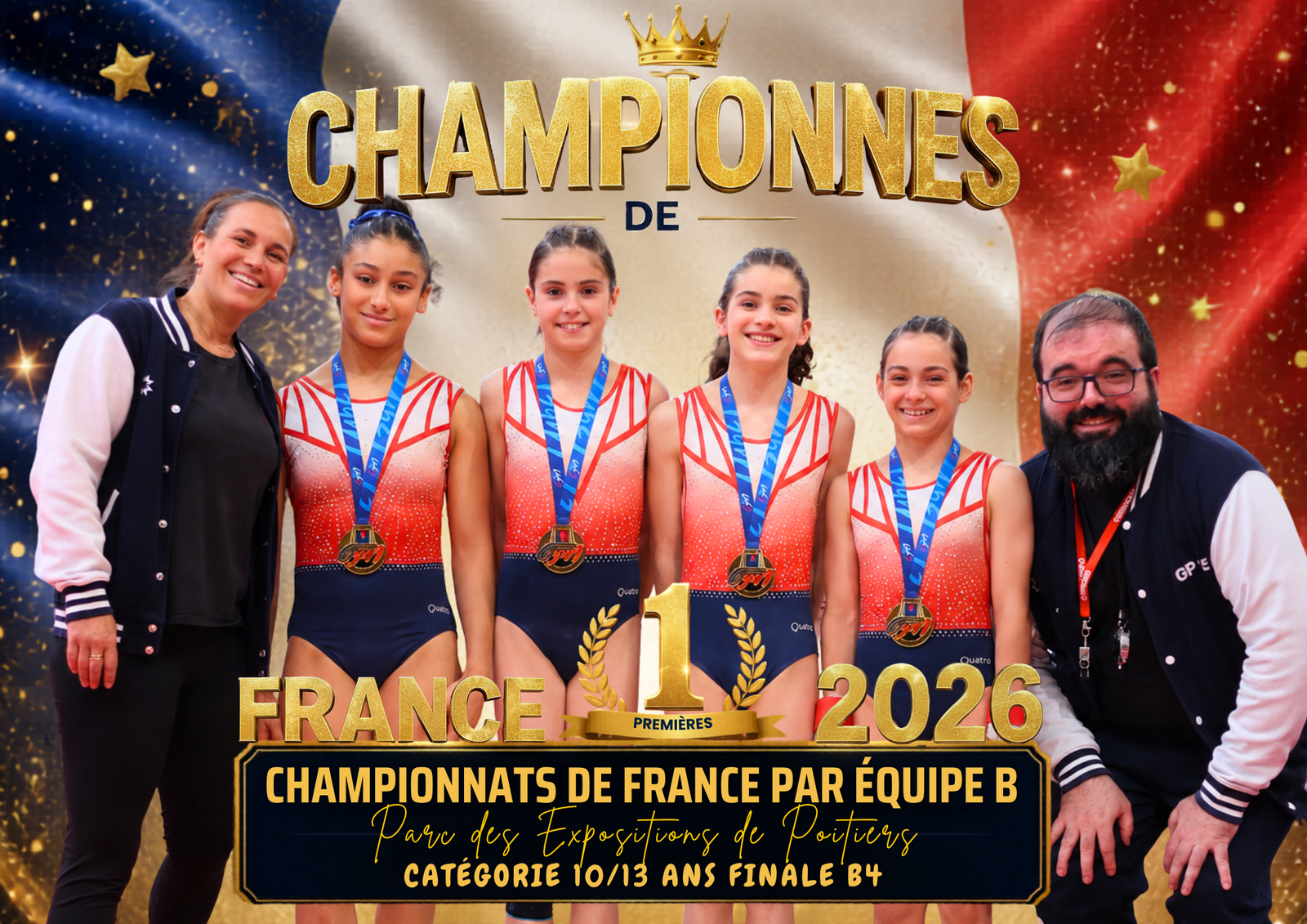 Résultats Championnat de France par équipe B GAF/GAM Performance - Poitiers