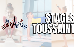 STAGES DE LA TOUSSAINT : PLANNING ET MODALITÉS D'INSCRIPTION