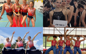 Résultats Championnat Régional Equipe GAF/GAM/GR Nationale - Combs la Ville, Clamart et Saint Germain lès Arpajons