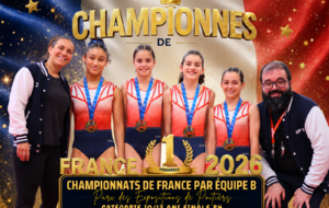 Résultats Championnat de France par équipe B GAF/GAM Performance - Poitiers