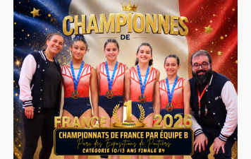 Résultats Championnat de France par équipe B GAF/GAM Performance - Poitiers