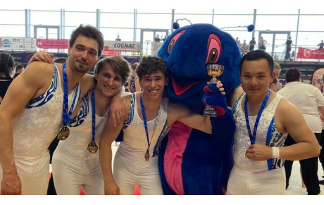 Les garçons de GYM’PARIS 15 repartent de Cognac avec une médaille de bronze et de l’expérience ! 